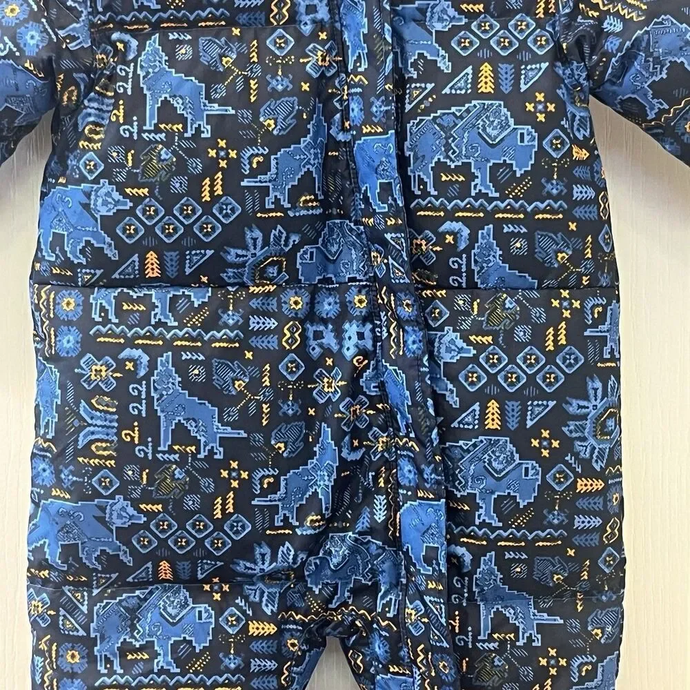 Columbia Infant Snuggly Bunny II Bunting Down Snowsuit Blue Boys 12-18 Months